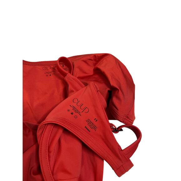 Cuup Bikini Set in Lava The Plunge Womans 11/34E-36D and 5/XL NWOT - Picture 9 of 15